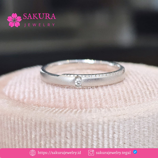 Diamond Rings Code D6WDCC Berlian Natural