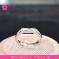 Diamond Rings Code D6WFZH Berlian Natural
