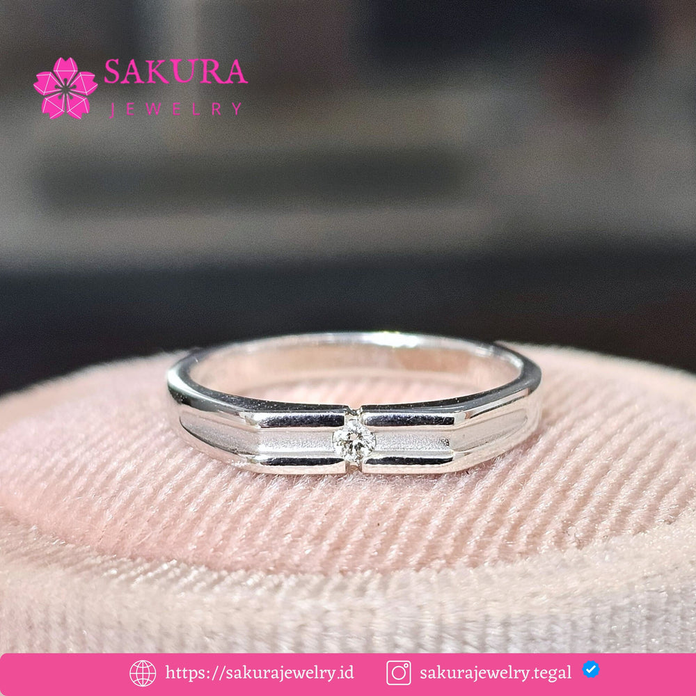 Diamond Rings Code D6WFZH Berlian Natural