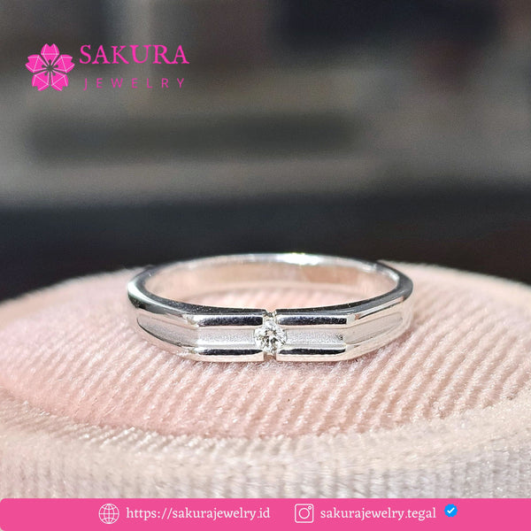 Diamond Rings Code D6WFZH Berlian Natural