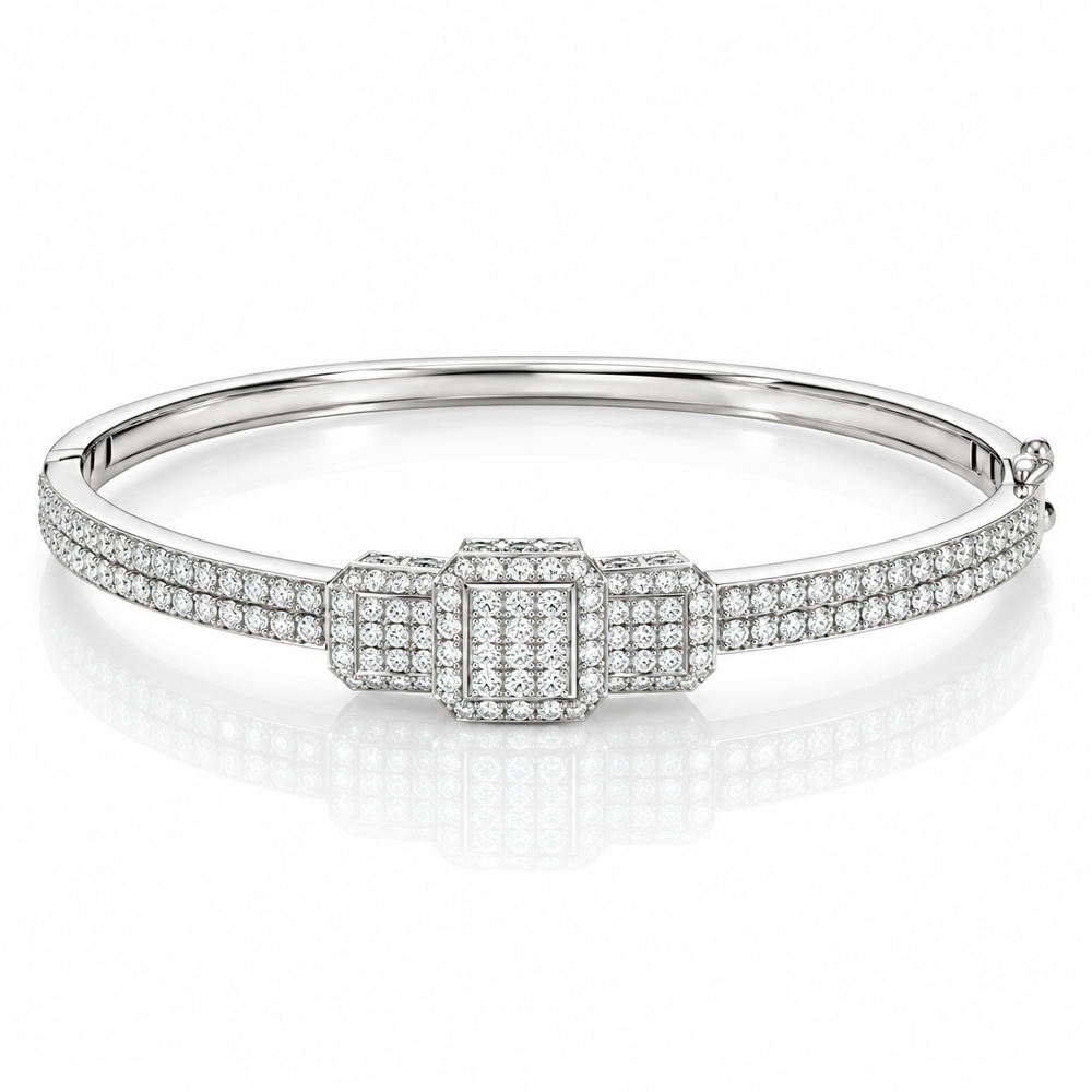 Diamond Bangle - Natural Diamond | Code D6Y75A