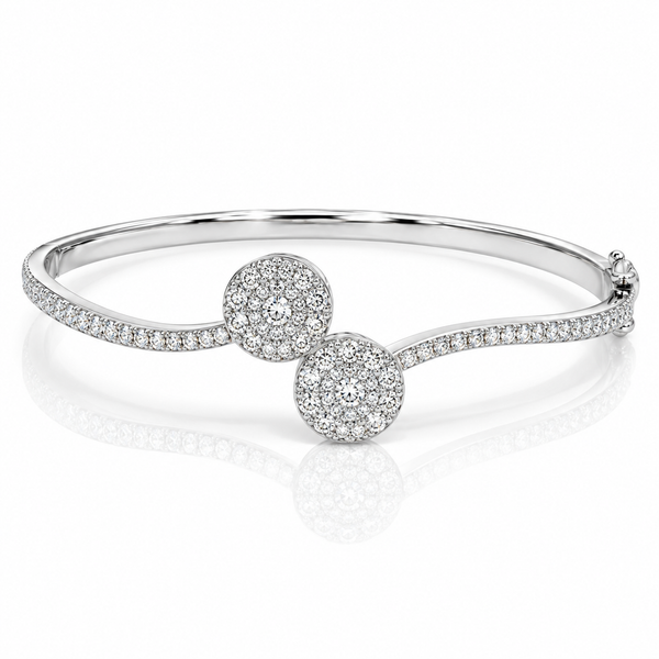 Diamond Bangle - Natural Diamond | Code D2XDAF