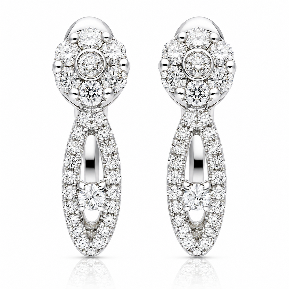 Diamond Earring - Natural Diamond | Code D2WMJF