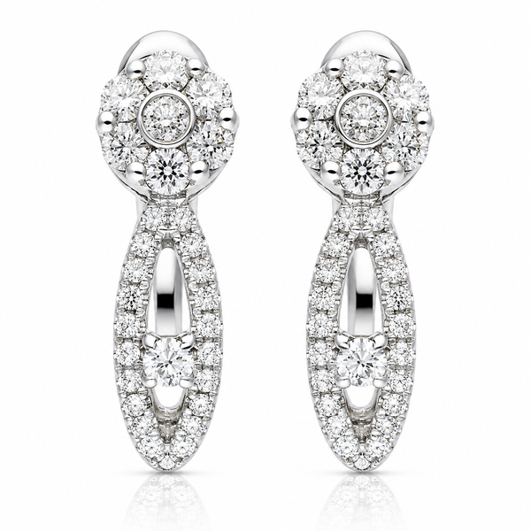 Diamond Earring - Natural Diamond | Code D2WMJF