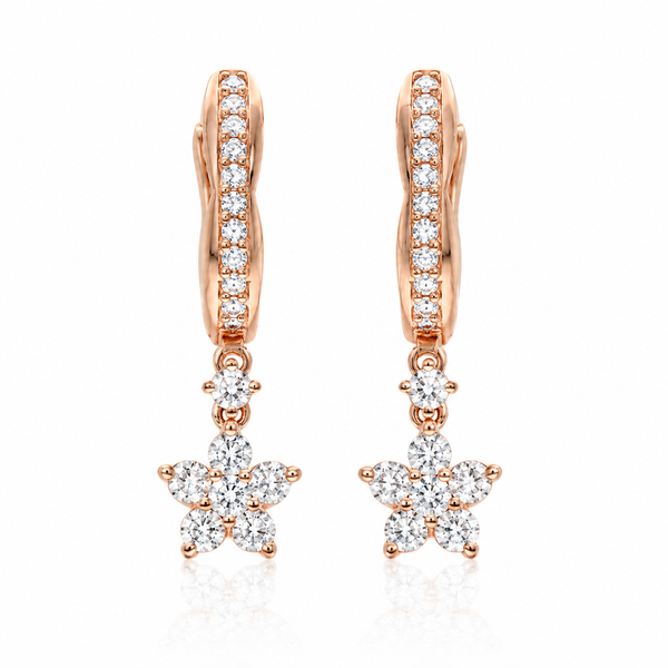 Diamond Earring - Natural Diamond | Code  D2WVXV