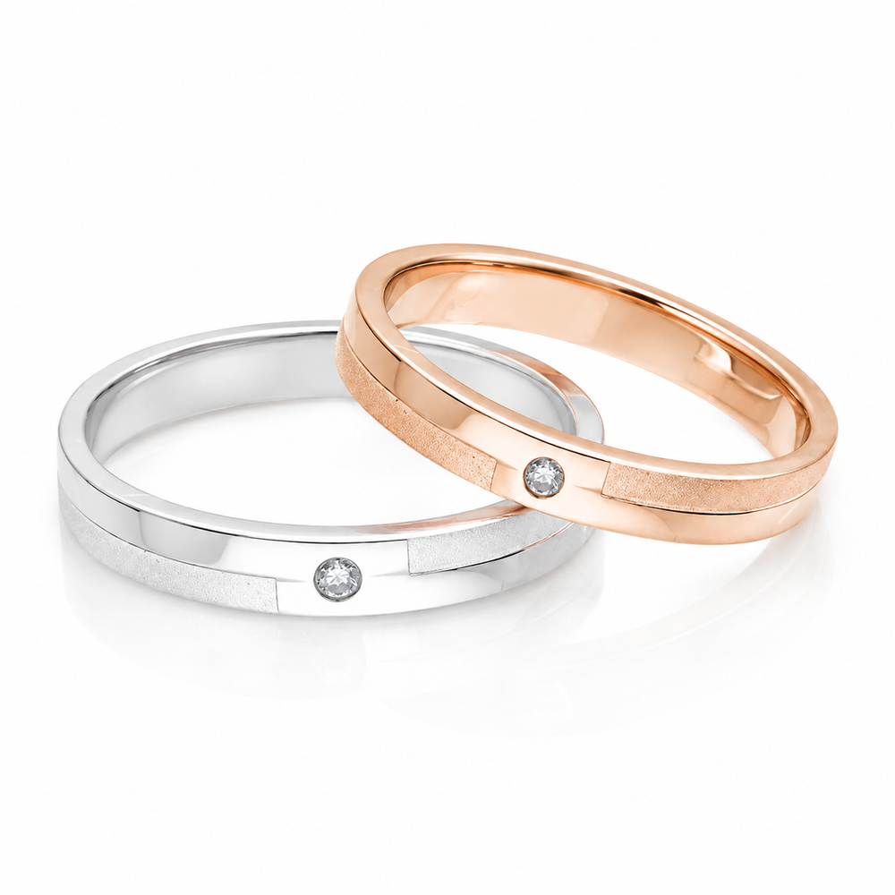Diamond Wedding Rings - Natural Diamond | Code D5Y3NN