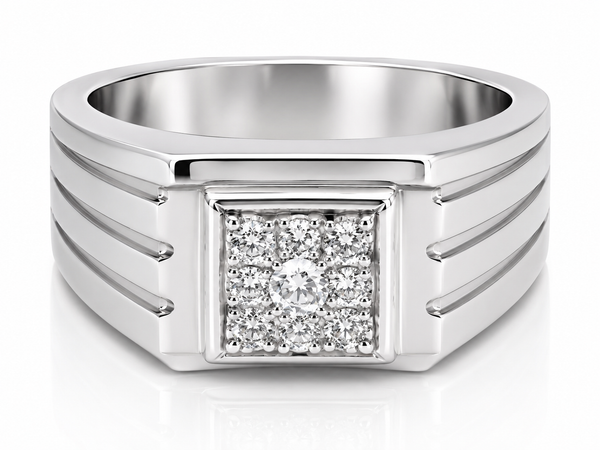 Diamond Men Ring - Natural Diamond | Code D6WHSC