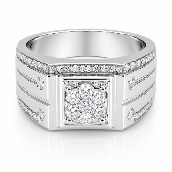 Diamond Men Ring - Natural Diamond | Code D6X8L5