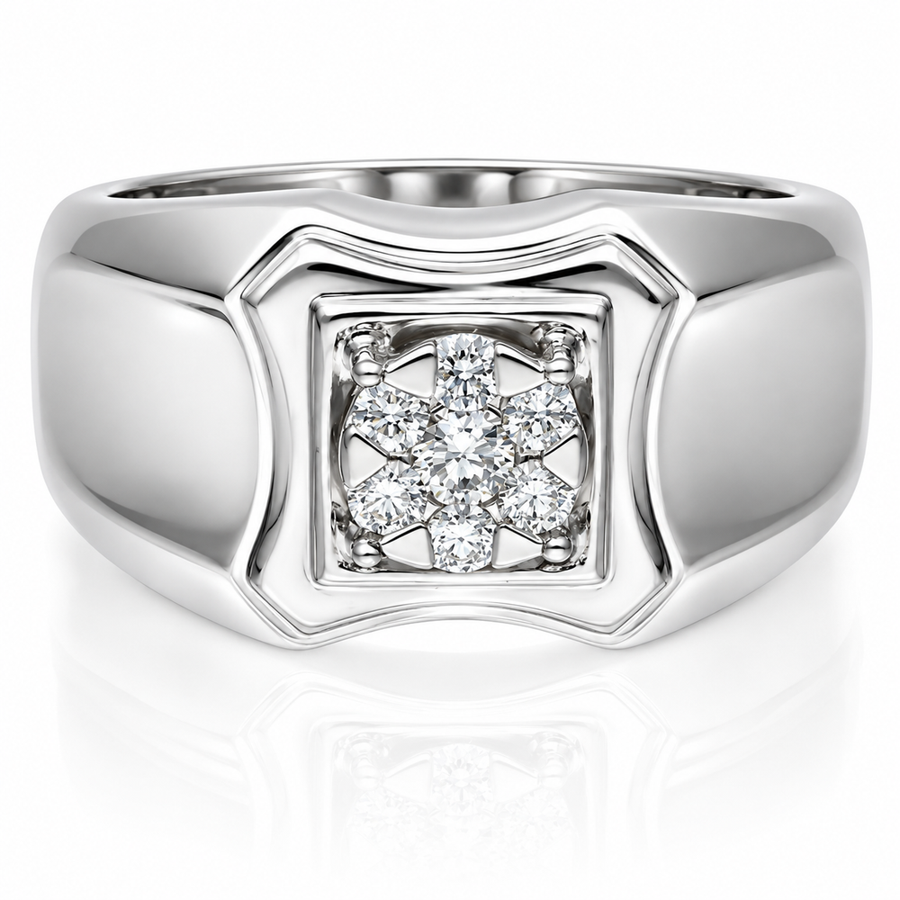Diamond Men Ring - Natural Diamond | Code D6X8S7