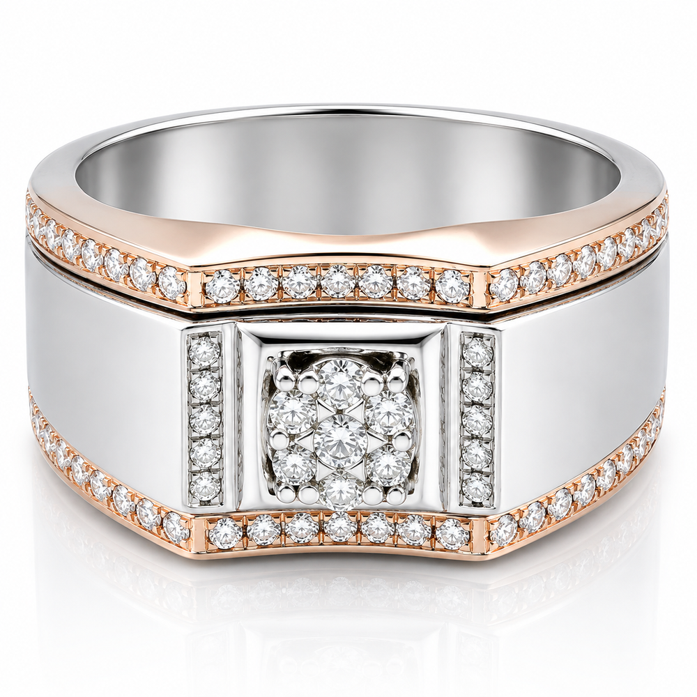Diamond Men Ring - Natural Diamond | Code D6X8TT