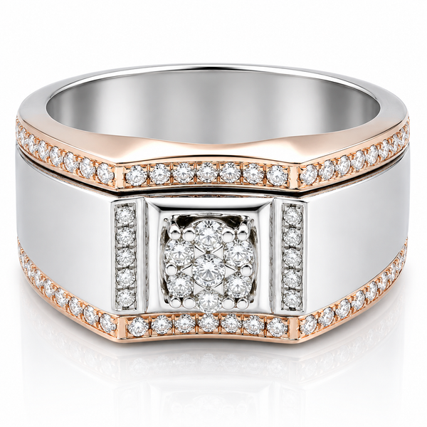 Diamond Men Ring - Natural Diamond | Code D6X8TT