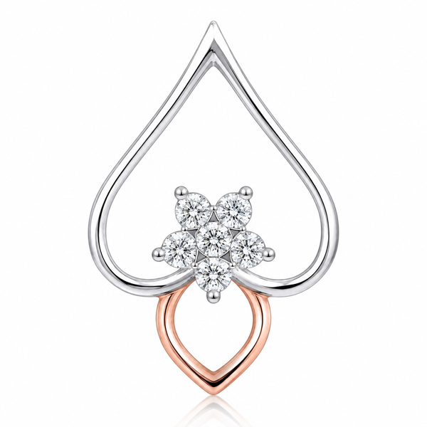 Diamond Pendant - Natural Diamond | Code D6XV04