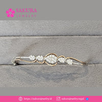 Diamond Bangle Code D6W7L7 Berlian Natural