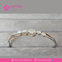 Diamond Bangle Code D6W7L7 Berlian Natural