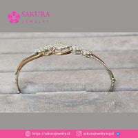 Diamond Bangle Code D6W7L7 Berlian Natural