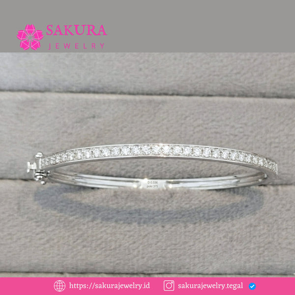Diamond Bangle Code D6W7LC Berlian Natural