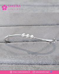 Diamond Bangle Code D6WDHN Berlian Natural