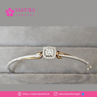 Diamond Bangle Code D6WZNY Berlian Natural