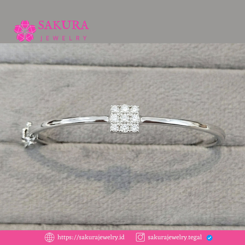 Diamond Bangle Code D6Y14A Berlian Natural