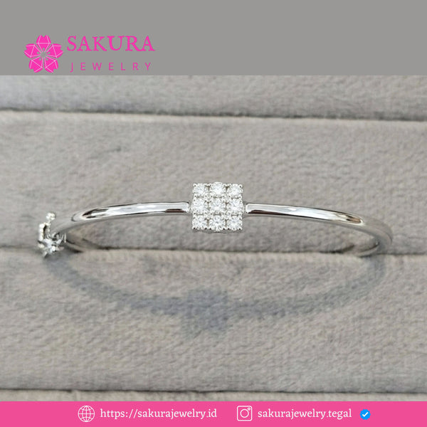 Diamond Bangle Code D6Y14A Berlian Natural