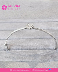 Diamond Bangle Code D6Y35W Berlian Natural