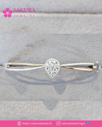 Diamond Bangle Code D6Y4A9 Berlian Natural