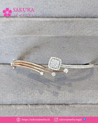 Diamond Bangle Code D6Y53G Berlian Natural