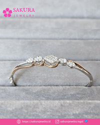 Diamond Bangle Code D6Y54U Berlian Natural