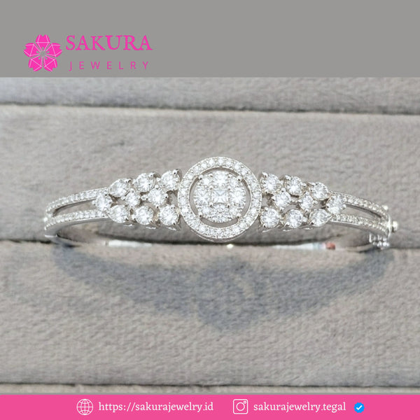 Diamond Bangle Code D6Y71D Berlian Natural