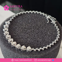 Diamond Bangle Code D2X2ST Berlian Natural