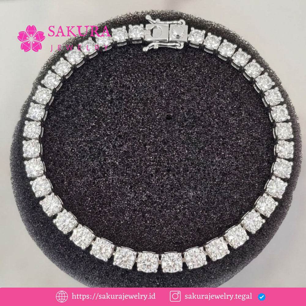 Diamond Bangle Code D2XAGZ Berlian Natural