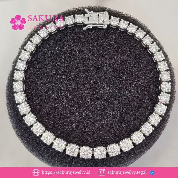 Diamond Bangle Code D2XAGZ Berlian Natural