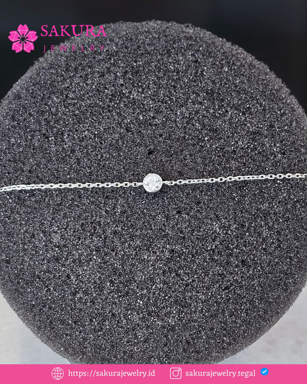 Diamond Bangle Code D5XWXE Berlian Natural