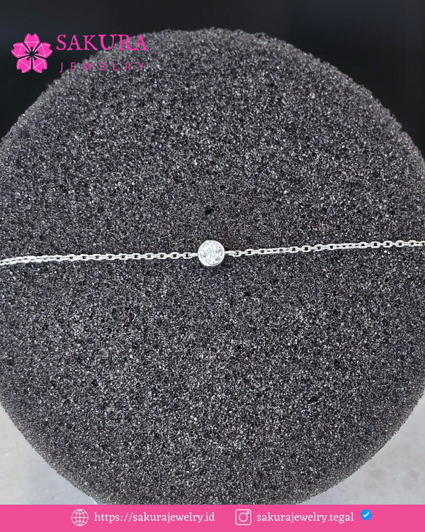 Diamond Bangle Code D5XWXE Berlian Natural