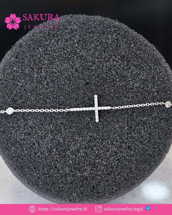 Diamond Bangle Code D6W1MA Berlian Natural