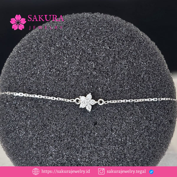 Diamond Bangle Code D6WF1W Berlian Natural