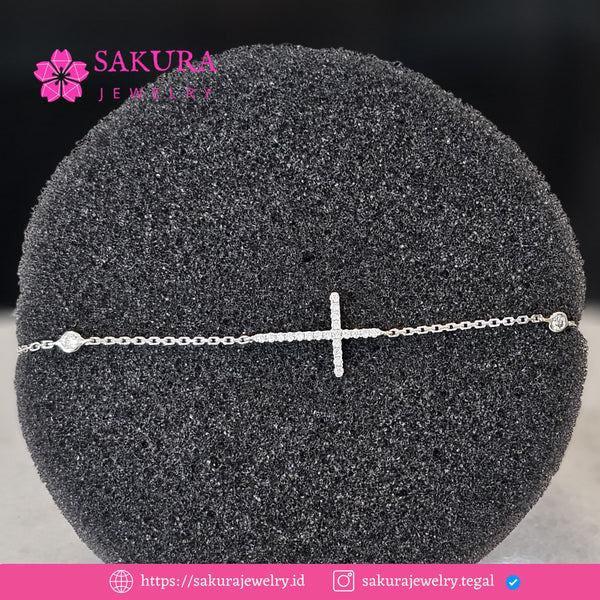 Diamond Bangle Code D6WTML Berlian Natural