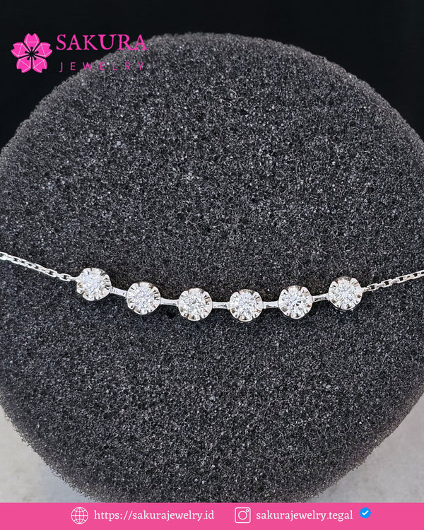 Diamond Bangle Code D6WU2G Berlian Natural