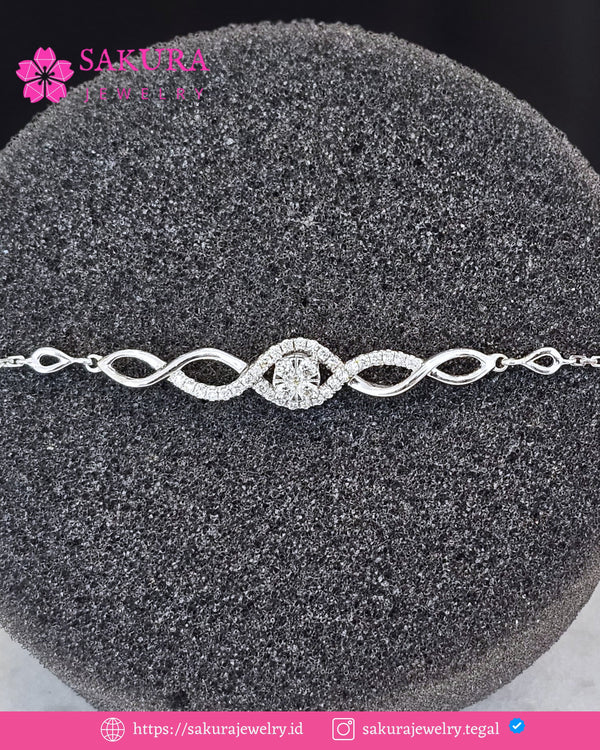 Diamond Bangle Code D6X6CY Berlian Natural