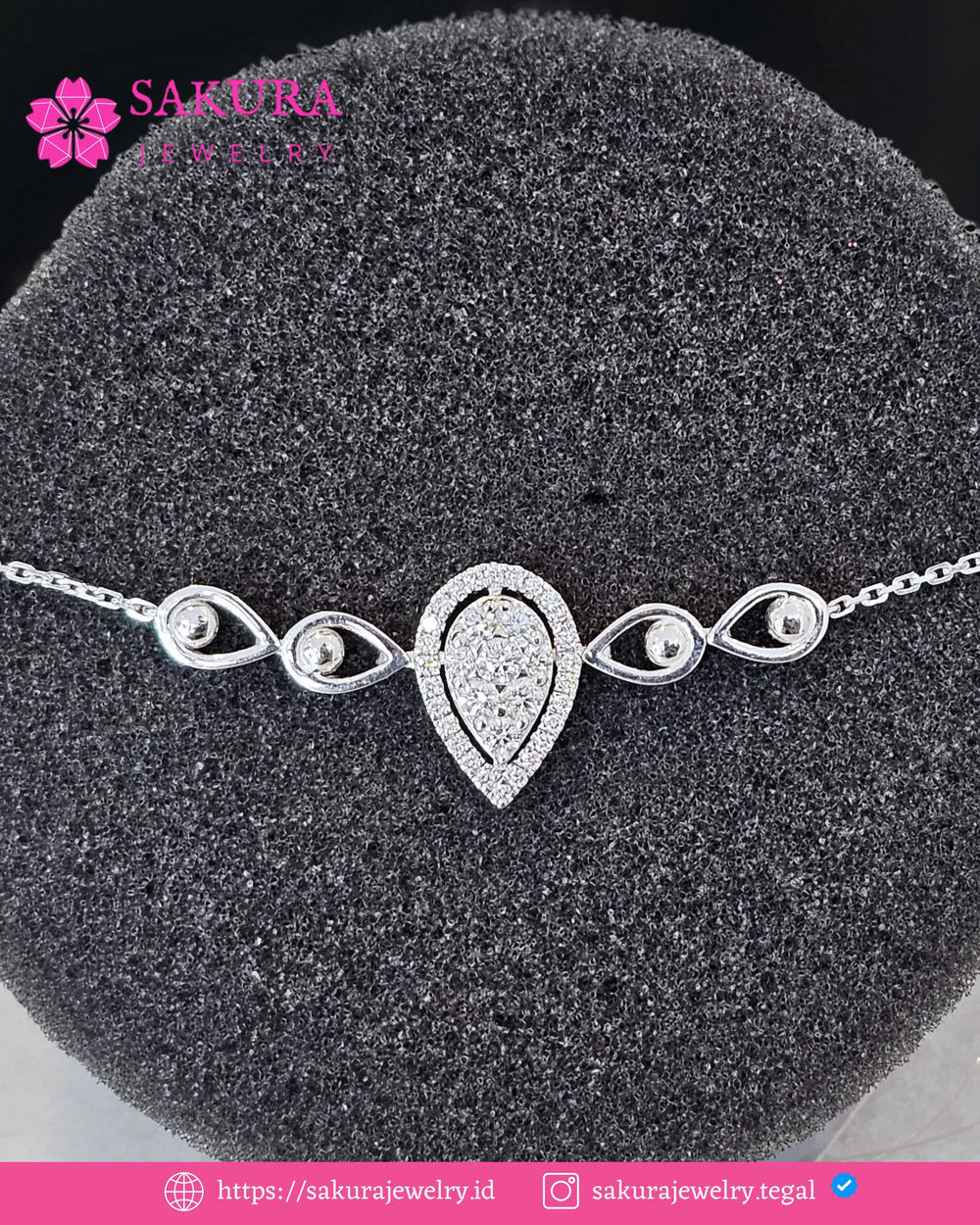 Diamond Bangle Code D6Y35H Berlian Natural