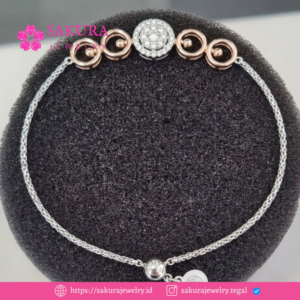 Diamond Bangle Code D6Y37G Berlian Natural