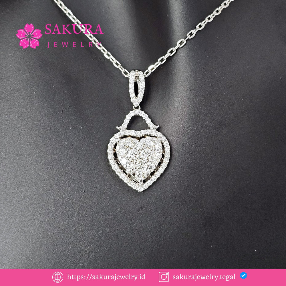 Diamond Liontin Code D2WNNX Berlian Natural