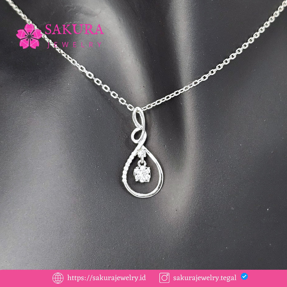 Diamond Liontin Code D5X04W Berlian Natural