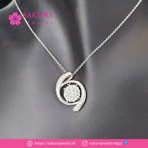 Diamond Liontin Code D5XUZW Berlian Natural