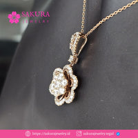 Diamond Liontin Code D5XZA1 Berlian Natural