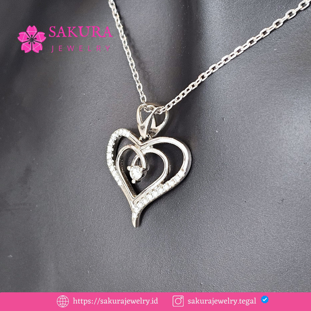 Diamond Liontin Code D6X317 Berlian Natural