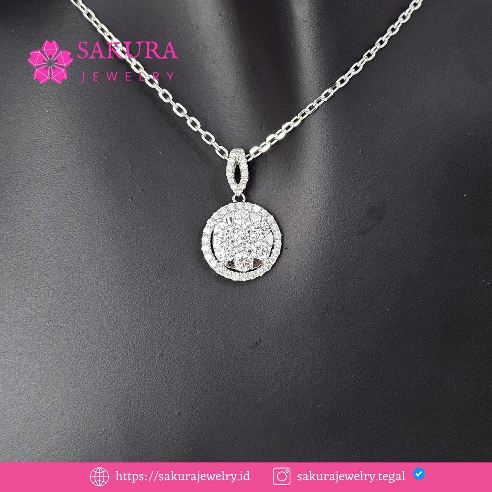 Diamond Liontin Code D6X8D5 Berlian Natural