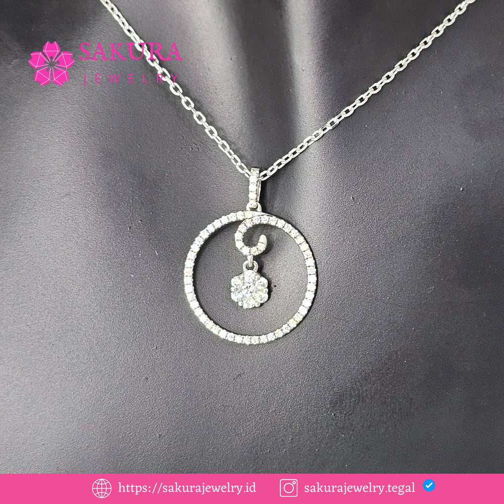 Diamond Liontin Code D6XLCM Berlian Natural